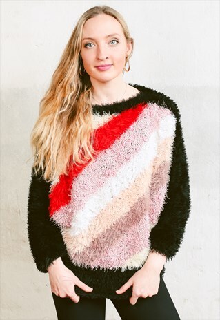 VINTAGE 80S FLUFFY SWEATER
