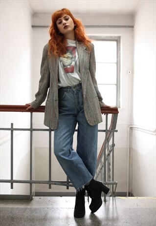 VINTAGE 80'S HW NEW YORK SILK BLAZER JACKET
