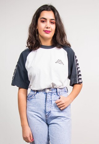VINTAGE 90'S KAPPA WHITE T-SHIRT