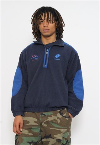 VINTAGE LOTTO 1/4 ZIP FLEECE