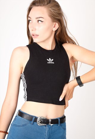 VINTAGE ADIDAS CROPPED T-SHIRT NT1194