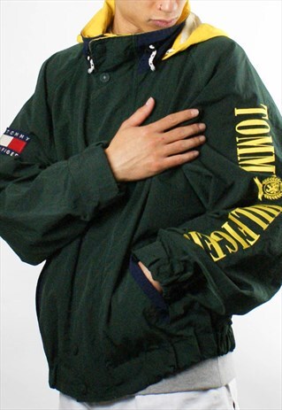 RARE VINTAGE TOMMY HILFIGER 1990S JACKET, HOODED