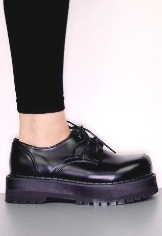ALEXA CHUNKY LACE-UP OXFORDS