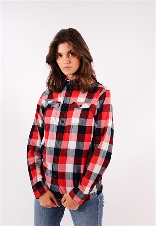 VINTAGE H&M CHECK SHIRT RED