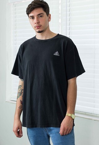 VINTAGE ADIDAS T-SHIRT LOGO 90S L 8.8
