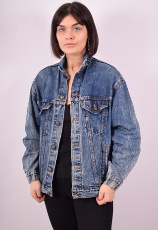 LEVI'S WOMENS VINTAGE DENIM JACKET MEDIUM BLUE 90S