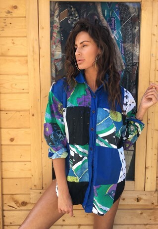 OVERSIZED RETRO 90S 80S VINTAGE UNISEX FESTIVAL SHIRT