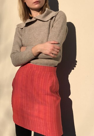 LINEN BLEND SKIRT