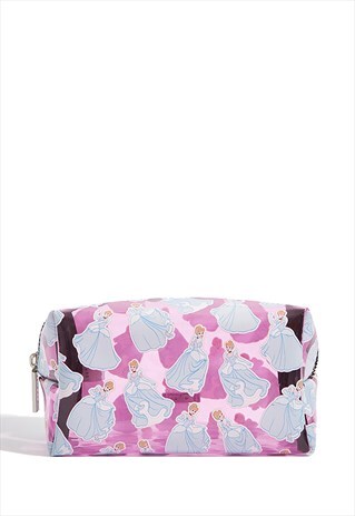 DISNEY X SKINNYDIP CINDERELLA MAKEUP BAG IN PINK