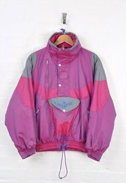 Vintage 80s Ski Jacket Purple Ladies XS