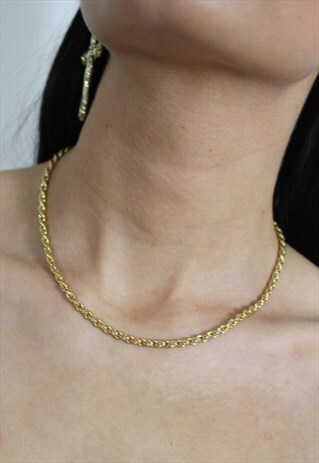 1980'S GOLD ROPE CHAIN