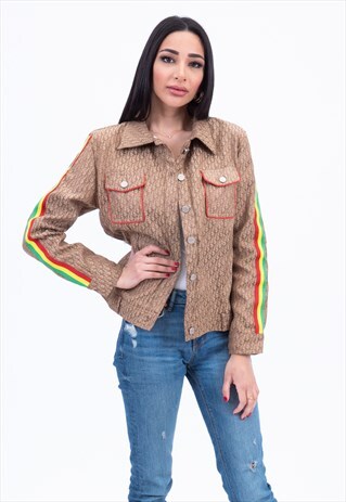 RARE VINTAGE CHRISTIAN DIOR RASTA JACKET