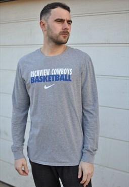 Vintage 00's Nike Richview Cowboys Basketball logo tshirt