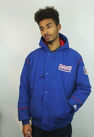 VINTAGE 90'S STARTER/NEW YORK GIANTS JACKET, MEDIUM