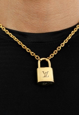 Vintage Louis Vuitton Padlock with Rolo chain | Boutique Secondlife | ASOS Marketplace