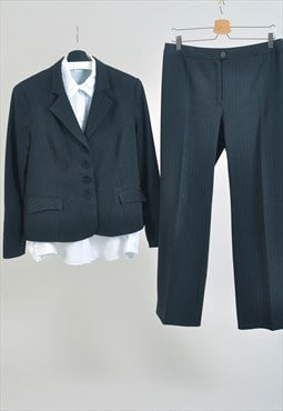 Vintage 00s trousers suit in black