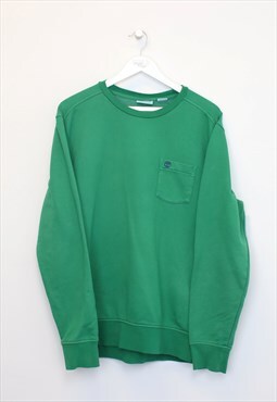 Vintage Timberland sweatshirt in Green. Best fits L