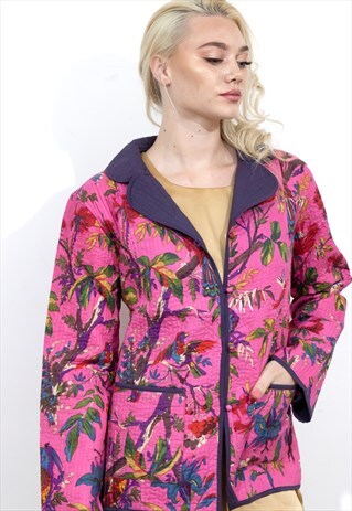 PINK AND PURPLE BOHEMIAN PRINT JACKET