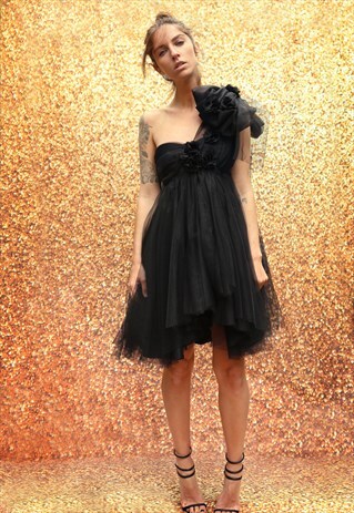 NET TUTU DRESS WITH CORSET AND BOW