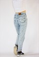 VINTAGE 90'S HIGH RISE LEVI'S ACID WASH MOM JEANS