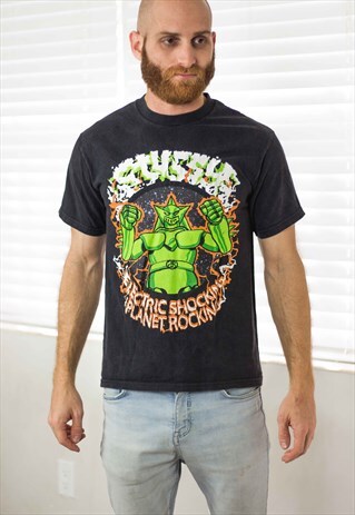 VINTAGE STUSSY T-SHIRT LOGO 90S S 6.8