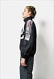 90S RETRO WINDBREAKER BLACK COLOUR WINDPROOF JACKET MEN