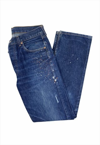 paint splatter jeans levis