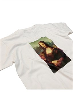 Mona Lisa by Leonardo Da Vinci Graphic T-Shirt Print