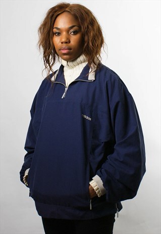 ADIDAS 1/4 ZIP WINDBREAKER SWEATER / SWEATSHIRT