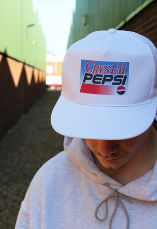 VINTAGE CRYSTAL PEPSI SNAPBACK HAT
