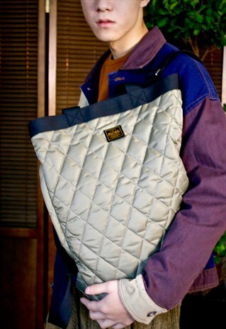 QUILTED BACKPACK/SHOULDER/HAND BAG