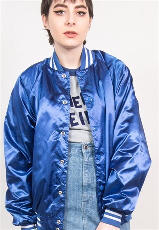 VINTAGE 90'S BASEBALL BOMBER JACKET