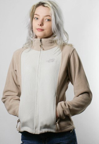 THE NORTH FACE ZIP UP FLEECE JACKET SWEATSHIRT
