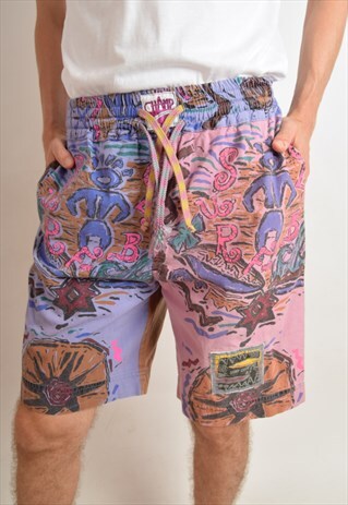 VINTAGE SURF CLUB SHORTS 90'S (2549)