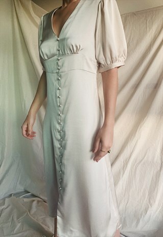 BEIGE MIDI DRESS