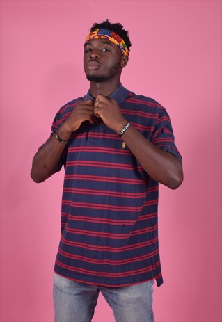 VINTAGE RALPH LAUREN STRIPED POLO SHIRT