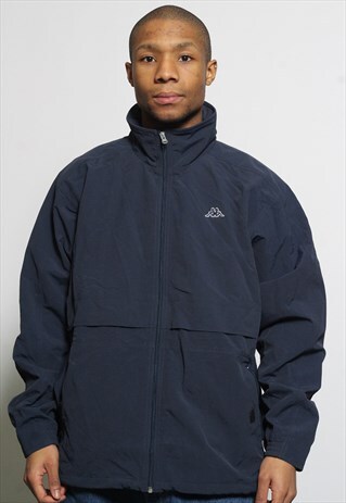 VINTAGE KAPPA LOGO JACKET BLUE