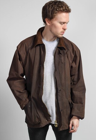 VINTAGE OVERSIZED WAX JACKET