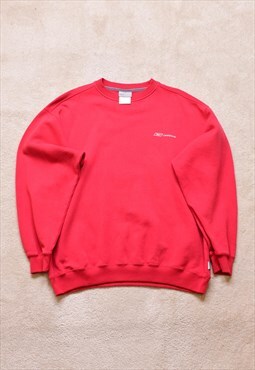 Vintage 90s Reebok Red Classic Logo Sweater