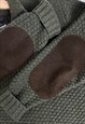 MENS BARBOUR MOSS FIELD SWEATER GREEN SIZE L