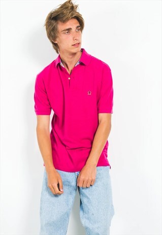 VINTAGE 80S TOMMY HILFIGER POLO T-SHIRT / S0563