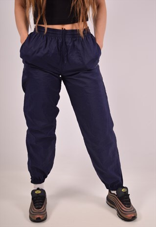 VINTAGE ADIDAS TRACKSUIT TROUSERS BLUE