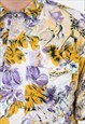VINTAGE 90S VACATION SHIRT IN PRINTED FLORAL PATTERN VISCOSE