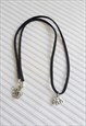 ELEPHANT NECKLACE - SUEDE NECKLACE