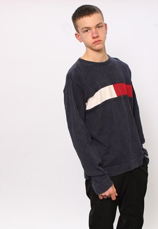 TOMMY HILFIGER JEANS KNIT BLOCK COLOURS