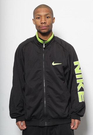 VINTAGE NIKE JACKET TRACK TOP BLACK