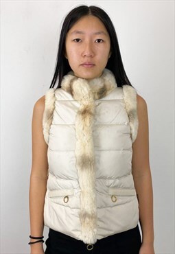 Vintage y2k sleeveless puffer vest 