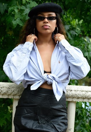 CLASSIC LOGO VIOLET SHIRT