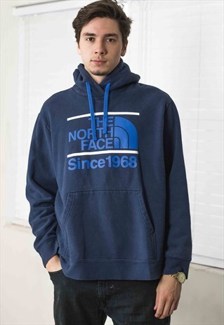 VINTAGE NORTH FACE HOODIE SWEATSHIRT LOGO 90S XL 22.6