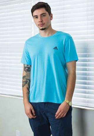 VINTAGE ADIDAS T-SHIRT LOGO 90S L 4.9